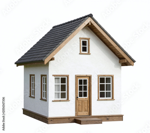 home on transparent white background 