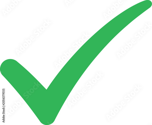 Green Check Mark Tick Icon Approved Verified Success Symbol