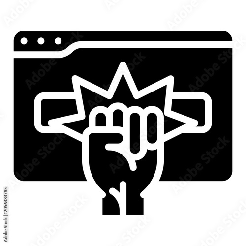 Obraz na plátně brute force attack