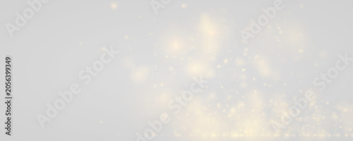 Golden dust trail glimmers with warm sparkling particles. The luminous effect feels soft and festive. Great for holiday designs. PNG