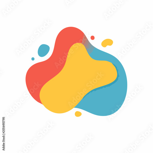 Abstract Colorful Blob Shapes