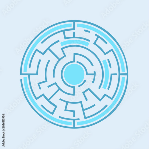 Circular Maze Graphic