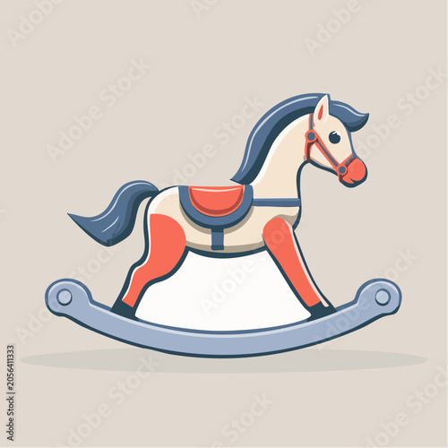 Rocking Horse Toy Illustration