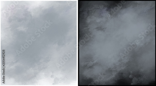 Konstfotografi Dramatic storm clouds texture, dark moody sky background, atmospheric gray cumul