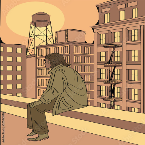 city vector illustration