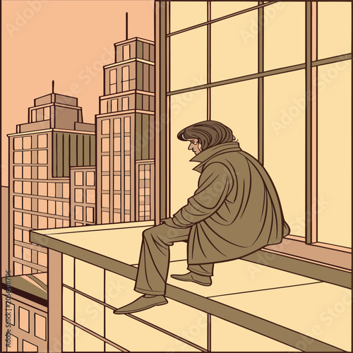city vector illustration