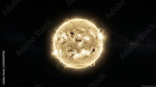 The Sun in Space Solar Flare.