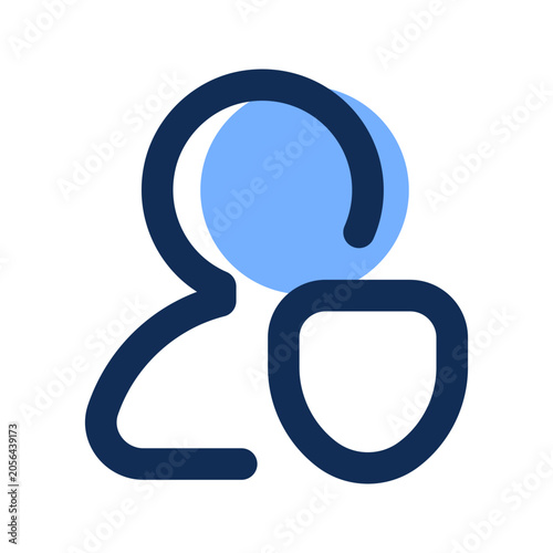 user shield filled line icon