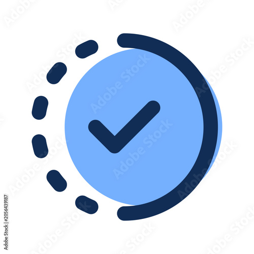 work in progress filled line icon