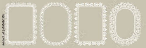Coquette bow frame set, vintage romantic decorative border, Elegant grandmillennial and whimsical style element with cute ribbons. perfect for baby shower , wedding invitation cards, scrapbooking.