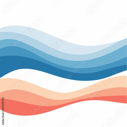 Abstract Wavy Lines Background