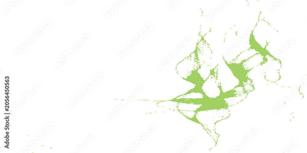 Naklejka premium Green abstract vector background with unique texture and organic shapes for design