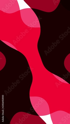 Optical illusion seamless pattern. Moving repeatable texture striped fancy shapes