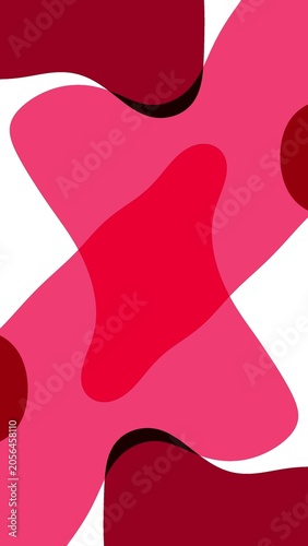Optical illusion seamless pattern. Moving repeatable texture striped fancy shapes
