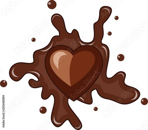 World Chocolate Day Element  Illustration