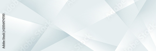Light blue gray abstract background with overlapping sharp angular geometric panels and soft white gradient, perfect for architecture firm, finance company and modern corporate presentation design