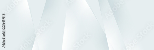 Light blue gray abstract background with tall vertical curved panels and glowing white center gradient, perfect for real estate, luxury hotel branding and high-end corporate annual report design