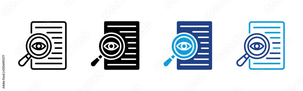 Naklejka premium Transparency Web icon with multiple style collection