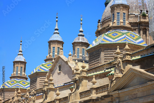 Fotografie Cathedral Basilica del Pilar in Zaragoza Spain