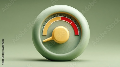 Speedometer icon representing real-time monitoring and tracking of impact bond performance and financial metrics