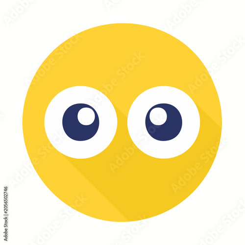 Surprised Emoji with Big Eyes