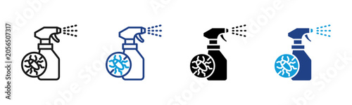 Obraz na plátne Pest Control Web icon with multiple style collection