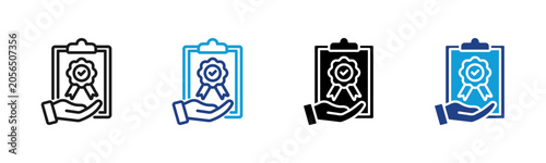 Tableau sur toile Standard Web icon with multiple style collection