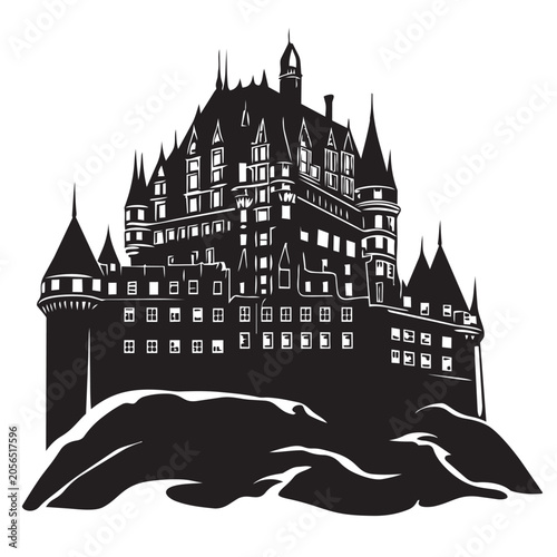 castle in the night