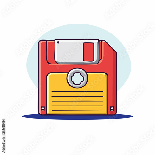 Retro Floppy Disk Icon