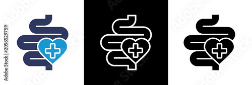 Canvastavla Intestinal Health triple icon
