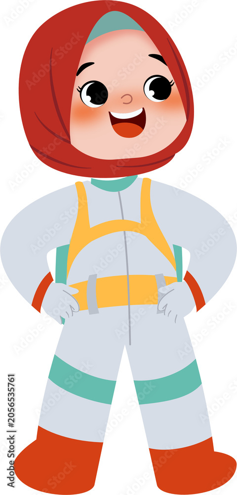 Fototapeta premium Astronaut kid