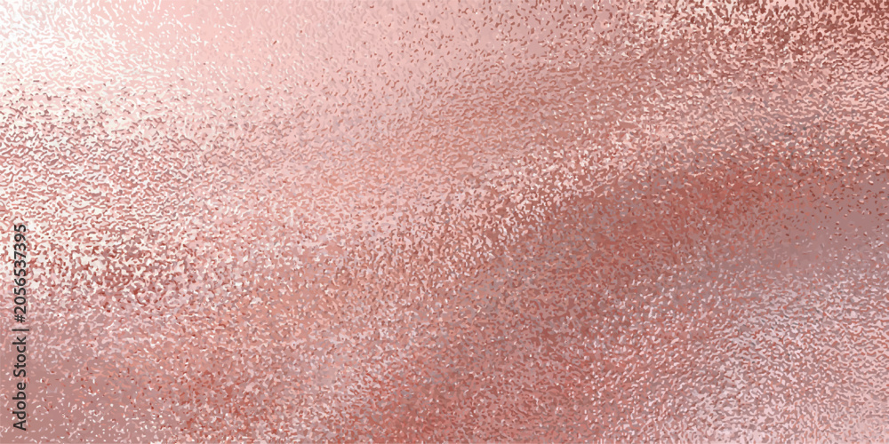 Fototapeta premium Rose Gold Metallic Foil Texture Background with Shimmering Light Reflections.