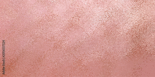 Elegant Rose Gold Metallic Foil Texture Background with Shimmering Light Reflections.