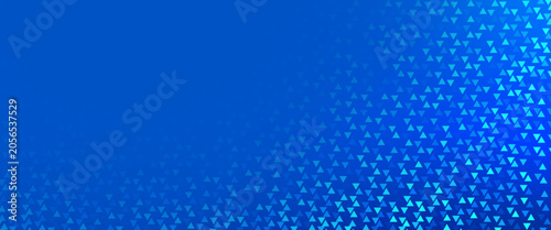 Foto Neon blue triangle texture