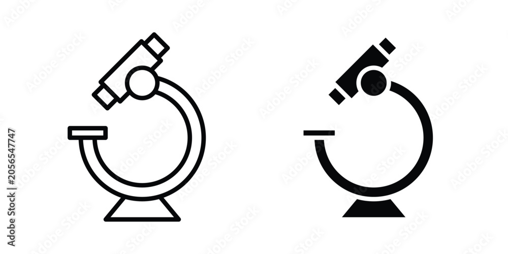 Fototapeta premium Microscope icon