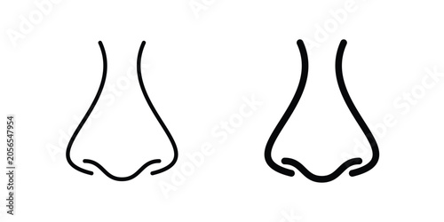 Obraz na plátně Nose icon