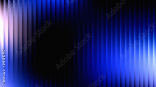 Abstract blue vertical light line and soft glowing gradient background