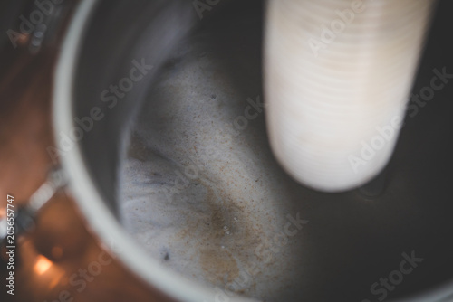 Foto Grain and brewing equipment in beer production