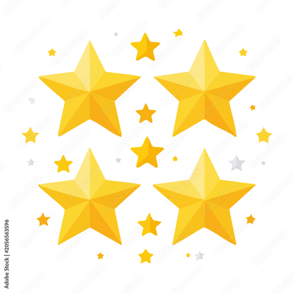 Fototapeta premium Gold starburst vector pattern