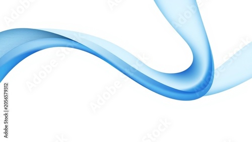 Curve of vibrant blue light flows across the frame to suggest a sense of motion and digital connectivity.