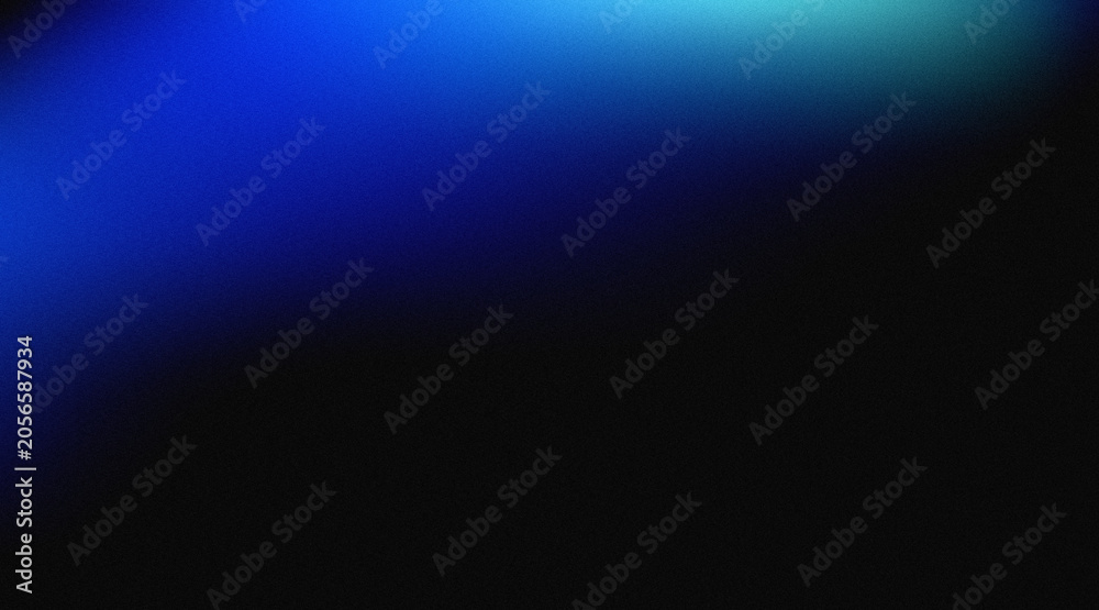 Obraz premium Abstract dark blue light glow with soft gradients and grainy texture