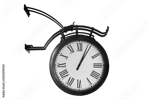 Retro-style street clock
