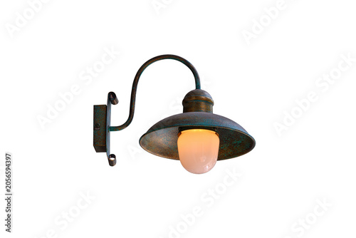 Vintage metal wall lamp