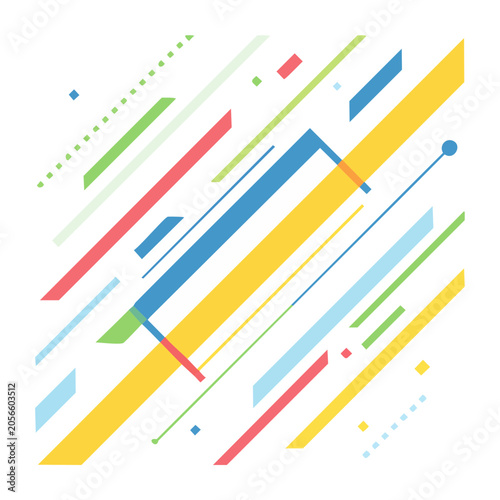 Modern Abstract Geometric Design