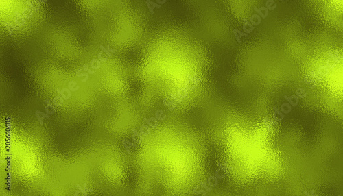 Foto Abstract lime light smoke frosted glass foil reflected textured surface