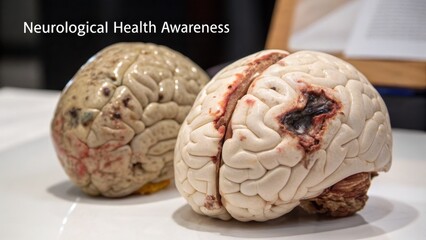 Detailed View of Human Brain Models for Neurological Health Awareness