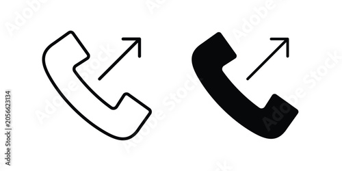 Tablou pe pânză Call outgoing icon