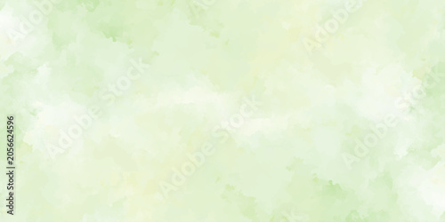 Εκτύπωση καμβά Pale green watercolor wash background with blended textures and soft diffused li