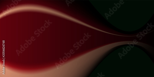 Canvas-taulu Dark Red vector pattern with curved circles
