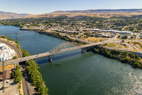 East Wenatchee, Washington - Senator George Sellar Bridge Over the Columbia River